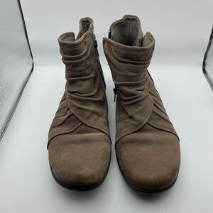 Cobb Hill by New Balance Pandora Ankle Boots Women’s 7.5W Brown Leather Zip